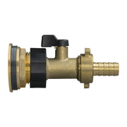 Water Butt Brass Kit 3/4" with Brass Valve + 13mm Barb and Drill Bit - Home & Garden > Lawn & Garden Tech Hose & Fittings