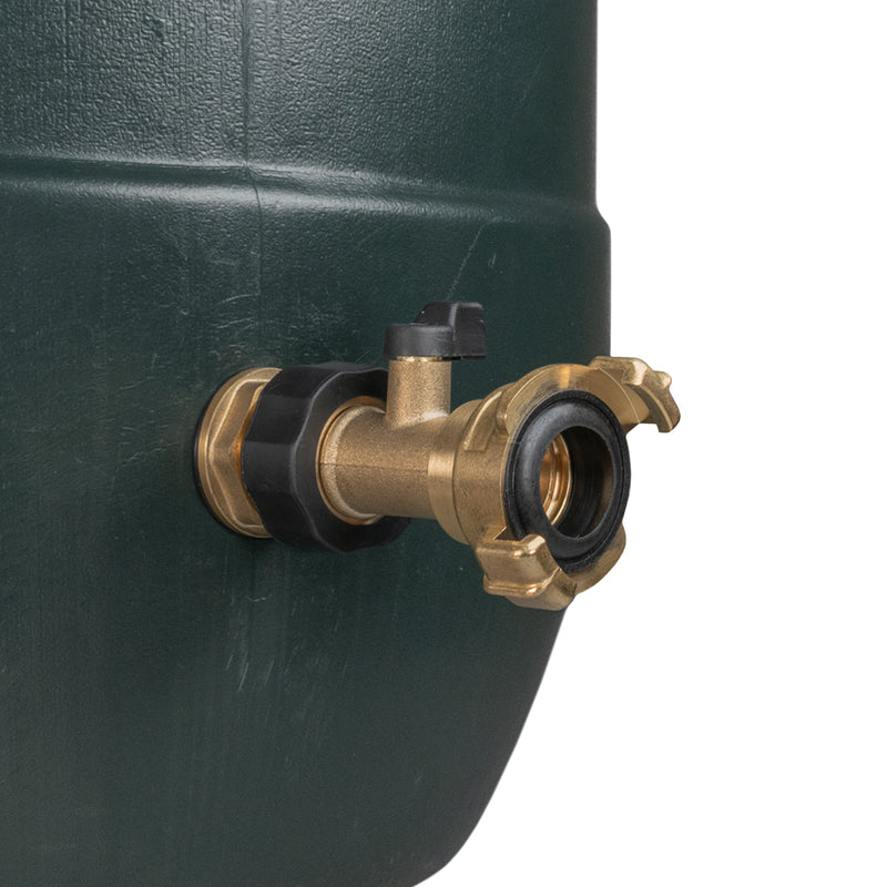 Water Butt Brass Kit 3/4" with Brass Valve + Geka - Hardware > Plumbing > Plumbing Fittings & Supports > Plumbing Valves Tech Hose & Fittings