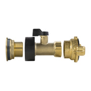 Water Butt Brass Kit 3/4" with Brass Valve + Geka - Hardware > Plumbing > Plumbing Fittings & Supports > Plumbing Valves Tech Hose & Fittings