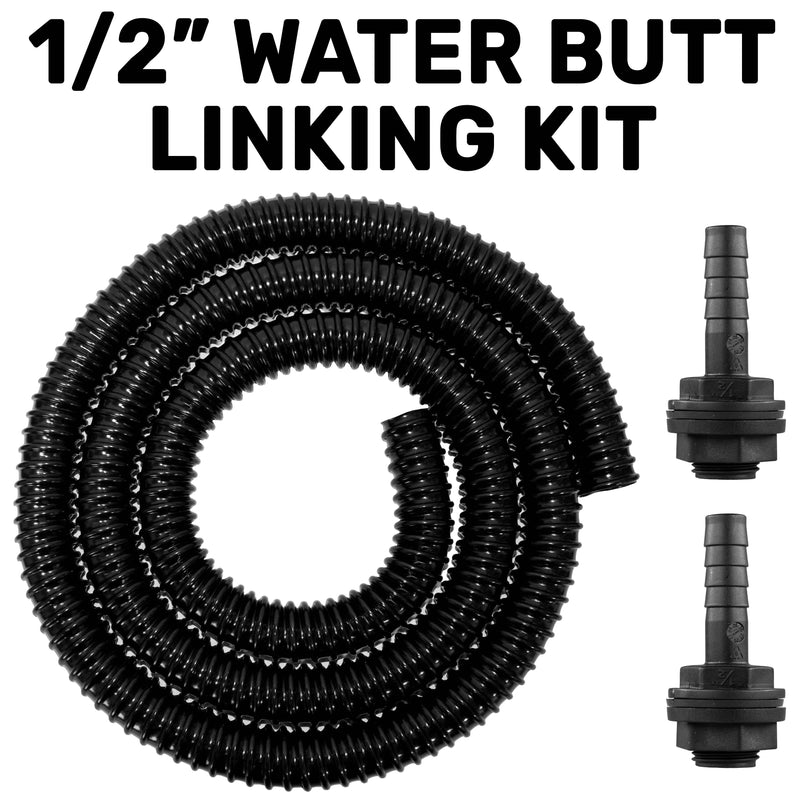 1/2" Water Butt Linking Kit and Drill Bit - Home & Garden > Lawn & Garden > Watering & Irrigation > Garden Hose Fittings & Valves > Garden Hose Fittings Garden watering