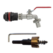 Water Butts Kit 1/2" With Lever Tap and Drill Bit - Home & Garden > Lawn & Garden Tech Hose & Fittings