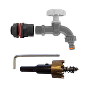 Water Butts Kit 1/2" With PP WL Tap and Drill Bit - Home & Garden > Lawn & Garden Tech Hose & Fittings