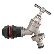 Water Butt Kit 1/2" with Nickel Plated Quick Connect Tap and Drill Bit - Home & Garden > Lawn & Garden Tech Hose & Fittings