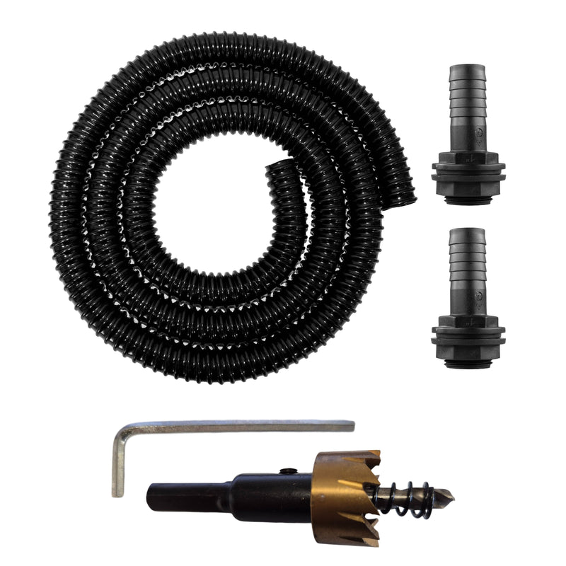 1" Water Butt Linking Kit and Drill Bit - Home & Garden > Lawn & Garden > Watering & Irrigation > Garden Hose Fittings & Valves > Garden Hose Fittings Garden watering