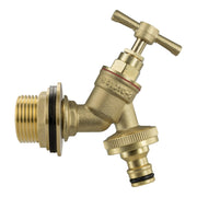 Water Butt Brass Kit 1" with Brass Quick Connect Tap - Hardware > Plumbing > Plumbing Fittings & Supports > Plumbing Valves Tech Hose & Fittings