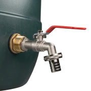 Water Butt Brass Kit 1" with Barbed Lever Tap - Hardware > Plumbing > Plumbing Fittings & Supports > Plumbing Valves Tech Hose & Fittings