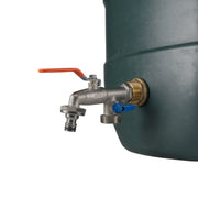 Water Butt Brass Kit 1" with Double Tap - Home & Garden > Lawn & Garden Tech Hose & Fittings