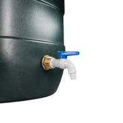 Water Butt Brass Kit 1" with White PVC Tap - Hardware > Plumbing > Plumbing Fittings & Supports > Plumbing Valves Tech Hose & Fittings