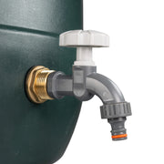 Water Butt Brass Kit 1" with Grey Dial Tap - Hardware > Plumbing > Plumbing Fittings & Supports > Plumbing Valves Tech Hose & Fittings