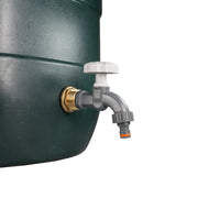 Water Butt Brass Kit 1" with Grey Dial Tap - Hardware > Plumbing > Plumbing Fittings & Supports > Plumbing Valves Tech Hose & Fittings