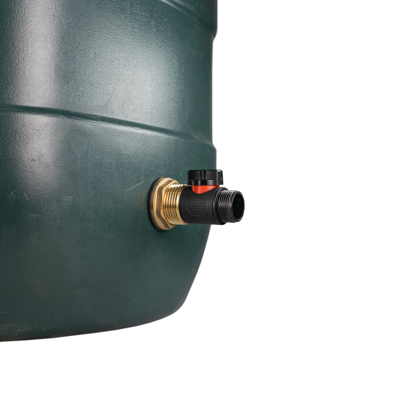 Water Butt Brass Kit 1" with 3/4" BSP In-Line Valve - Hardware > Plumbing > Plumbing Fittings & Supports > Pipe Connectors Tech Hose & Fittings