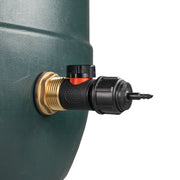 Water Butt Brass Kit 1" with In-Line Valve + 4mm Barb and Drill Bit - Home & Garden > Lawn & Garden Tech Hose & Fittings