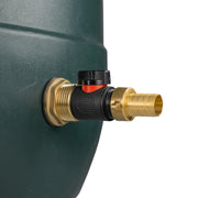 Water Butt Brass Kit 1" with In-Line Valve + 3/4" Brass Barb and Drill Bit - Home & Garden > Lawn & Garden Tech Hose & Fittings
