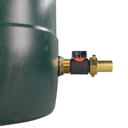 Water Butt Brass Kit 1" with In-Line Valve + 3/4" Brass Barb - Hardware > Plumbing > Plumbing Fittings & Supports > Pipe Connectors Tech Hose & Fittings