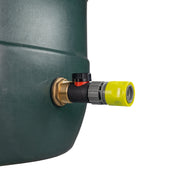 Water Butt Brass Kit 1" with In-Line Valve + Female Quick Connector Lime - Hardware > Plumbing > Plumbing Fittings & Supports > Plumbing Valves Tech Hose & Fittings