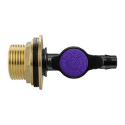 Water Butt Brass Kit 1" with 13mm Barb Irrigation Valve - Hardware > Plumbing > Plumbing Fittings & Supports > Plumbing Valves Tech Hose & Fittings