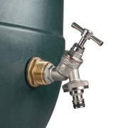 Water Butt Brass Kit 1" with Nickel Plated Quick Connect Tap and Drill Bit - Home & Garden > Lawn & Garden Tech Hose & Fittings