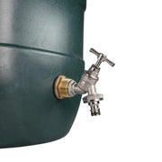 Water Butt Brass Kit 1" with Nickel Plated Quick Connect Tap and Drill Bit - Home & Garden > Lawn & Garden Tech Hose & Fittings