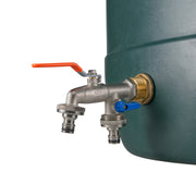 Water Butt Brass Kit 1" with Double Quick Connect Tap - Hardware > Plumbing > Plumbing Fittings & Supports > Plumbing Valves Tech Hose & Fittings