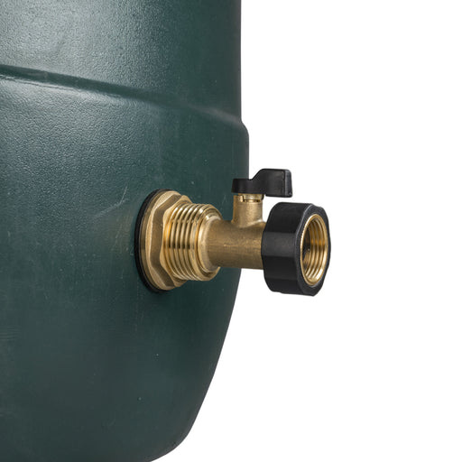 Water Butt Brass Kit 1" with Brass Valve - Home & Garden > Lawn & Garden > Watering & Irrigation Tech Hose & Fittings