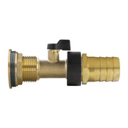 Water Butt Brass Kit 1" with Brass Valve + 25mm Barb and Drill Bit - Home & Garden > Lawn & Garden Tech Hose & Fittings