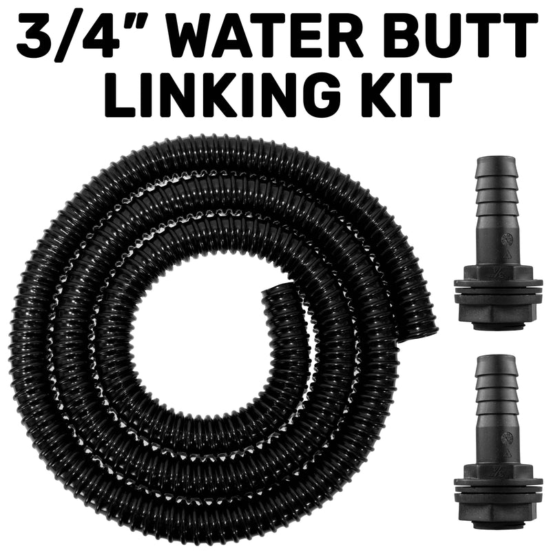 3/4" Water Butt Linking Kit and Drill Bit - Home & Garden > Lawn & Garden > Watering & Irrigation > Garden Hose Fittings & Valves > Garden Hose Fittings Garden watering