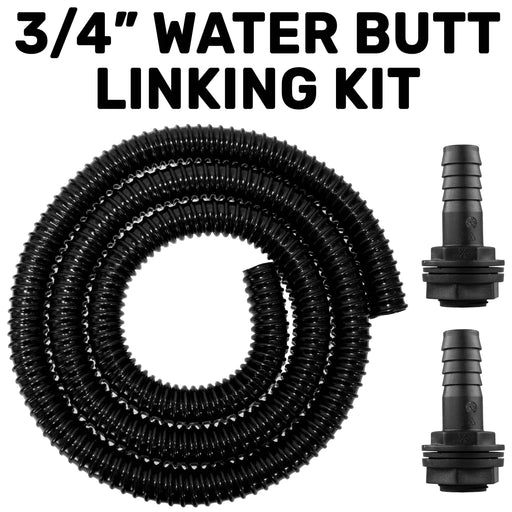 3/4" Water Butt Linking Kit and Drill Bit - Home & Garden > Lawn & Garden > Watering & Irrigation > Garden Hose Fittings & Valves > Garden Hose Fittings Garden watering