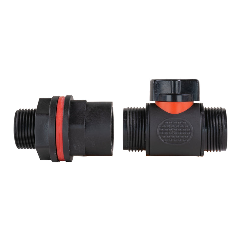Water Butt Kit 3/4" with 3/4" BSP In-Line Valve - Home & Garden > Lawn & Garden > Watering & Irrigation Tech Hose & Fittings