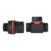 Water Butt Kit 3/4" with 3/4" BSP In-Line Valve and Drill Bit - Home & Garden > Lawn & Garden Tech Hose & Fittings