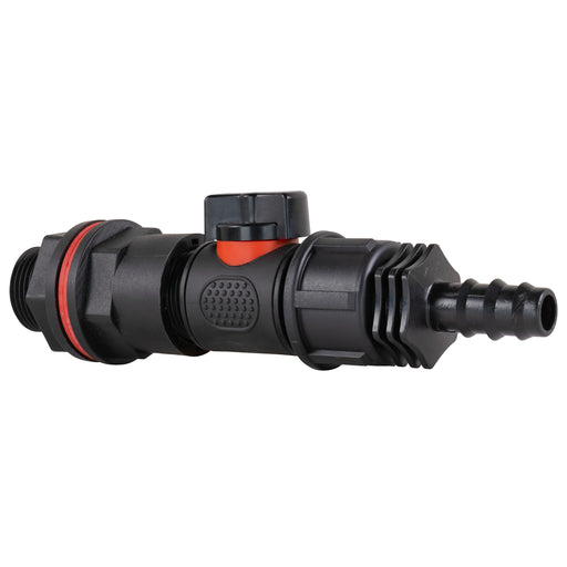 Water Butt Kit 3/4" with In-Line Valve + 1/2" Barb - Home & Garden > Lawn & Garden > Watering & Irrigation Tech Hose & Fittings
