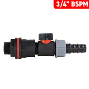 Water Butt Kit 3/4" with In-Line Valve + 3/4" Barb - Home & Garden > Lawn & Garden > Watering & Irrigation Tech Hose & Fittings