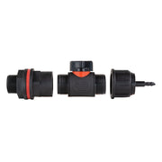 Water Butt Kit 3/4" with In-Line Valve + 4mm Micro Barb - Home & Garden > Lawn & Garden > Watering & Irrigation Tech Hose & Fittings