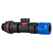 Water Butt Kit 3/4" with In-Line Valve + Female Quick Connector Blue and Drill Bit - Home & Garden > Lawn & Garden Tech Hose & Fittings