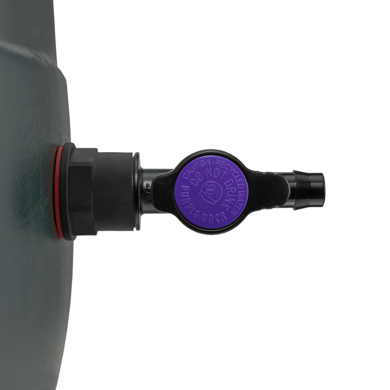 Water Butt Kit 3/4" with 13mm Barb Irrigation Valve and Drill Bit - Home & Garden > Lawn & Garden Tech Hose & Fittings