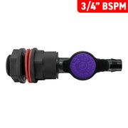 Water Butt Kit 3/4" with 13mm Barb Irrigation Valve - Home & Garden > Lawn & Garden > Watering & Irrigation Tech Hose & Fittings