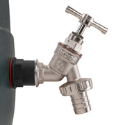 Water Butt Kit 3/4" with Nickel Plated Barbed Tap - Home & Garden > Lawn & Garden > Watering & Irrigation Tech Hose & Fittings