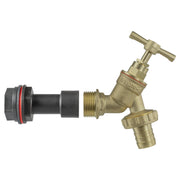 Water Butt Extension Kit 1/2" with Brass Barbed Tap - Home & Garden > Lawn & Garden > Watering & Irrigation Tech Hose & Fittings