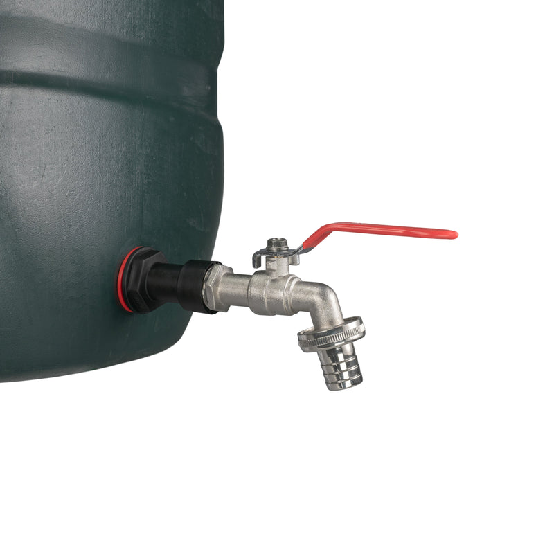 Water Butt Extension Kit 1/2" with Barbed Lever Tap and Drill Bit - Home & Garden > Lawn & Garden Tech Hose & Fittings