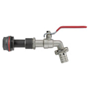 Water Butt Extension Kit 1/2" with Barbed Lever Tap and Drill Bit - Home & Garden > Lawn & Garden Tech Hose & Fittings