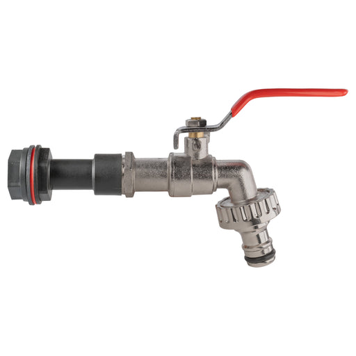 Water Butt Extension Kit 1/2" with Quick Connect Lever Tap - Home & Garden > Lawn & Garden > Watering & Irrigation Tech Hose & Fittings
