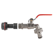 Water Butt Extension Kit 1/2" with Quick Connect Lever Tap and Drill Bit - Home & Garden > Lawn & Garden Tech Hose & Fittings