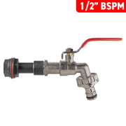 Water Butt Extension Kit 1/2" with Quick Connect Lever Tap - Home & Garden > Lawn & Garden > Watering & Irrigation Tech Hose & Fittings