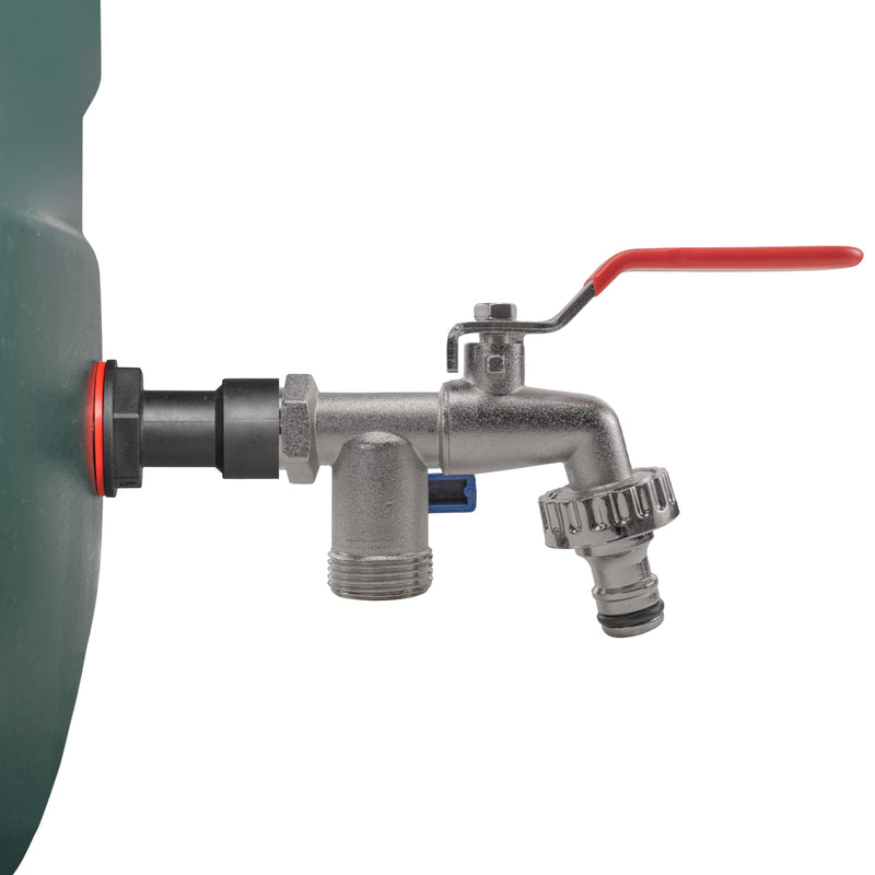 Water Butt Extension Kit 1/2" with Double Tap - Home & Garden > Lawn & Garden > Watering & Irrigation Tech Hose & Fittings