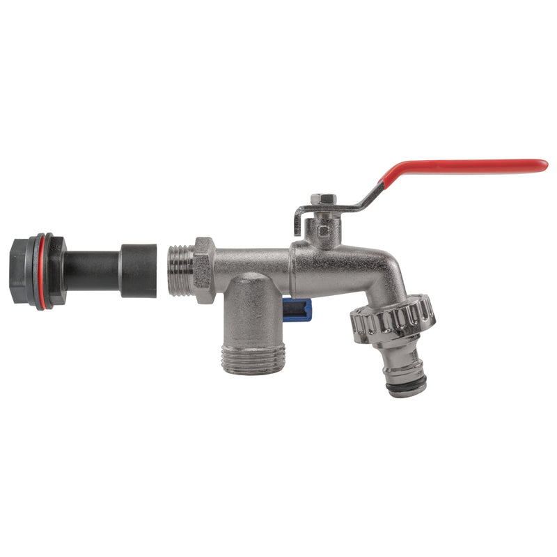 Water Butt Extension Kit 1/2" with Double Tap - Home & Garden > Lawn & Garden > Watering & Irrigation Tech Hose & Fittings