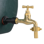Water Butt Extension Kit 1/2" with 15mm Barbed Polished Brass Tap - Home & Garden > Lawn & Garden > Watering & Irrigation Tech Hose & Fittings