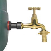 Water Butt Extension Kit 1/2" with 19mm Barbed Polished Brass Tap - Home & Garden > Lawn & Garden > Watering & Irrigation Tech Hose & Fittings