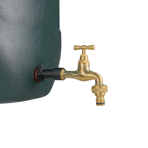 Water Butt Extension Kit 1/2" with Quick Connect Polished Brass Tap - Home & Garden > Lawn & Garden > Watering & Irrigation Tech Hose & Fittings