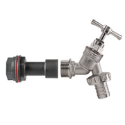 Water Butt Extension Kit 1/2" with Nickel Plated Barbed Tap - Home & Garden > Lawn & Garden > Watering & Irrigation Tech Hose & Fittings