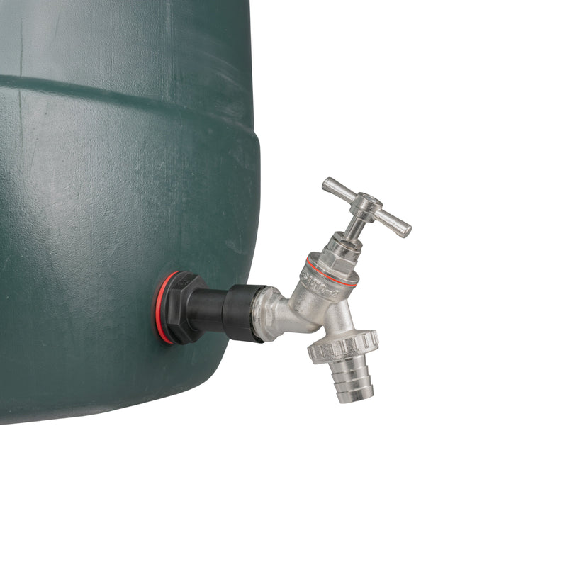 Water Butt Extension Kit 1/2" with Nickel Plated Barbed Tap - Home & Garden > Lawn & Garden > Watering & Irrigation Tech Hose & Fittings
