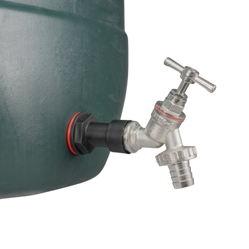 Water Butt Extension Kit 1/2" with Nickel Plated Barbed Tap - Home & Garden > Lawn & Garden > Watering & Irrigation Tech Hose & Fittings